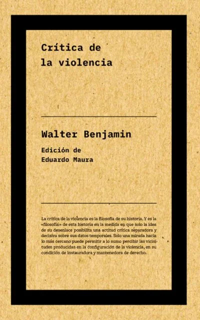Crítica de la violencia