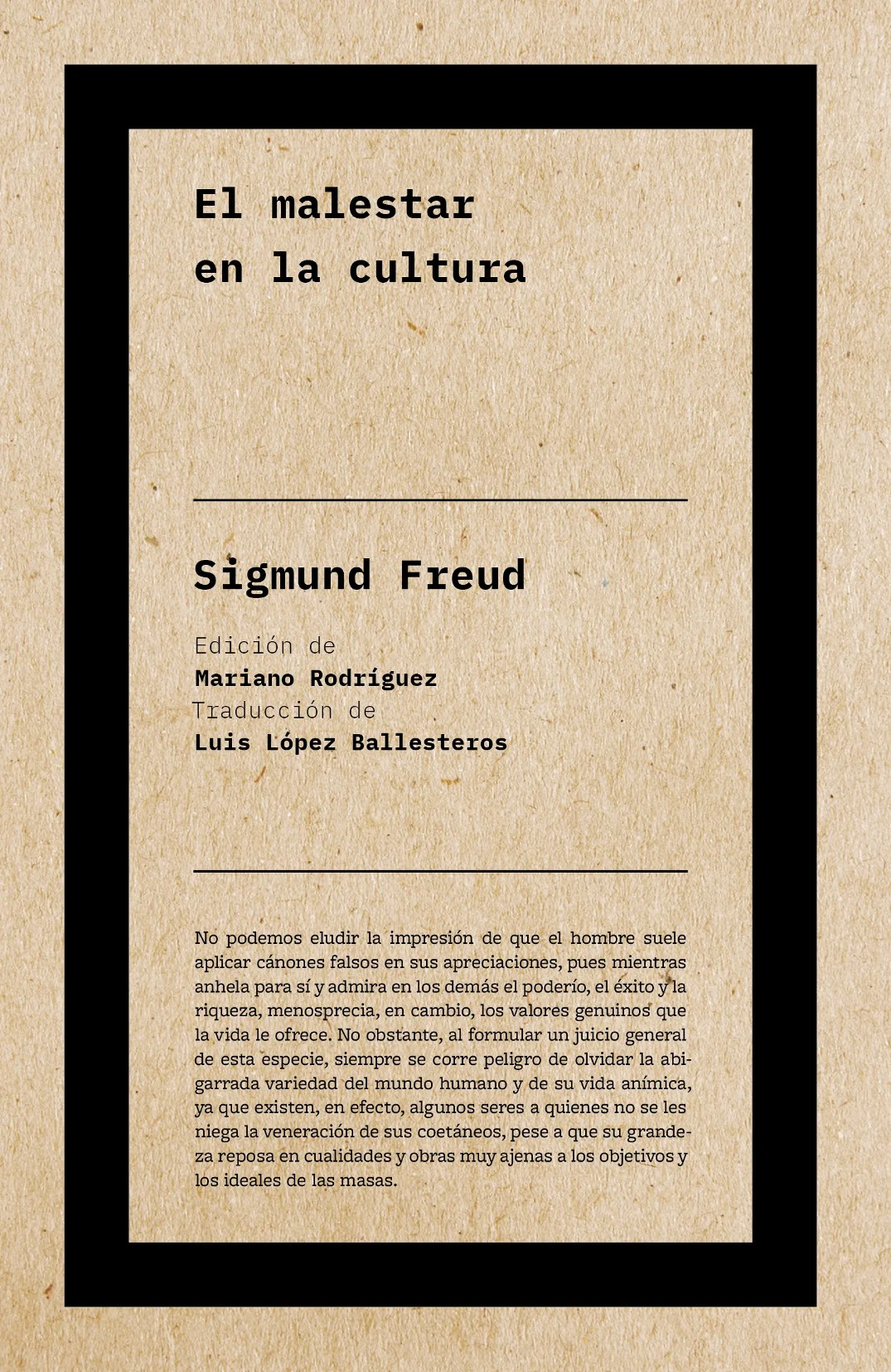 El malestar en la cultura