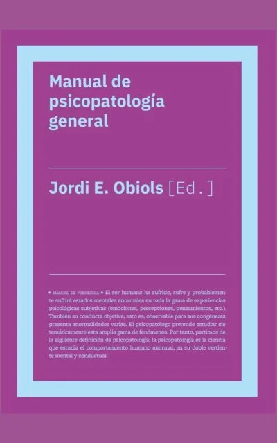 Manual de psicopatología general