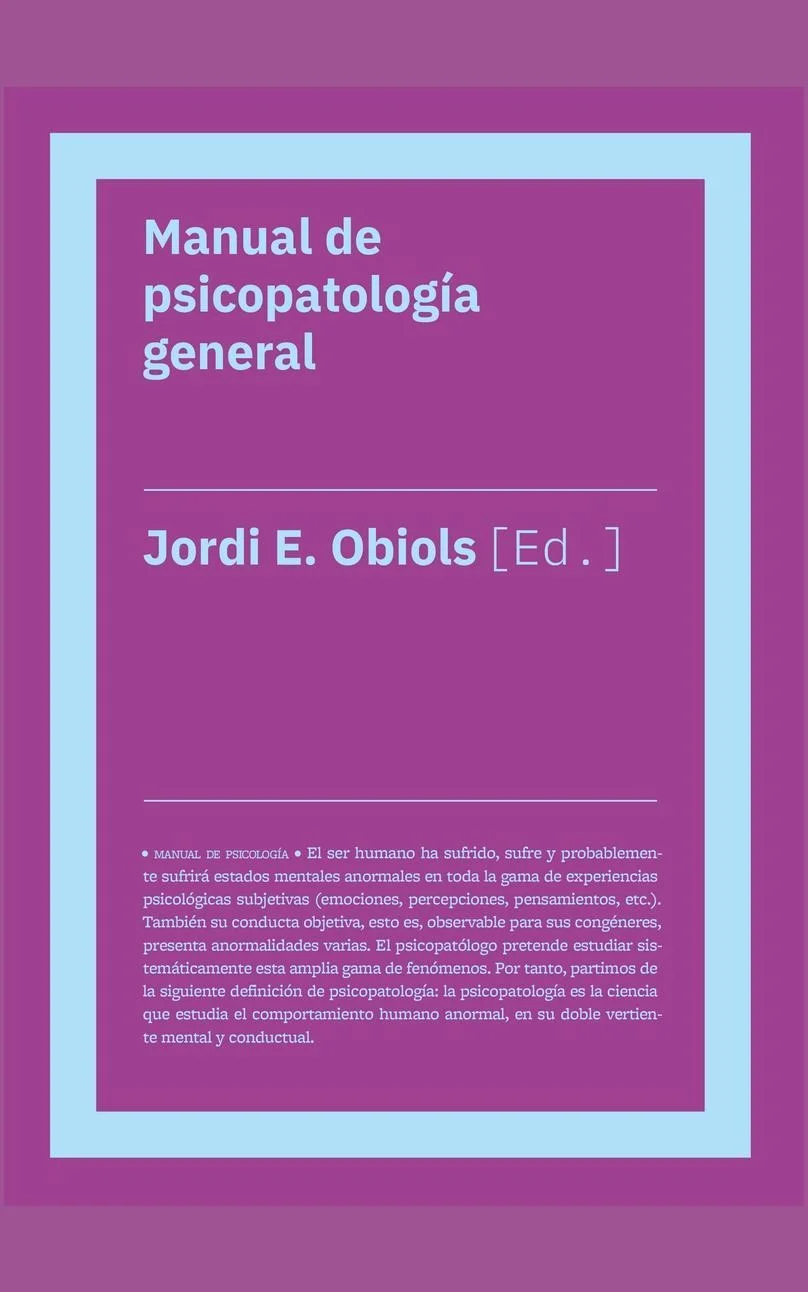 Manual de psicopatología general
