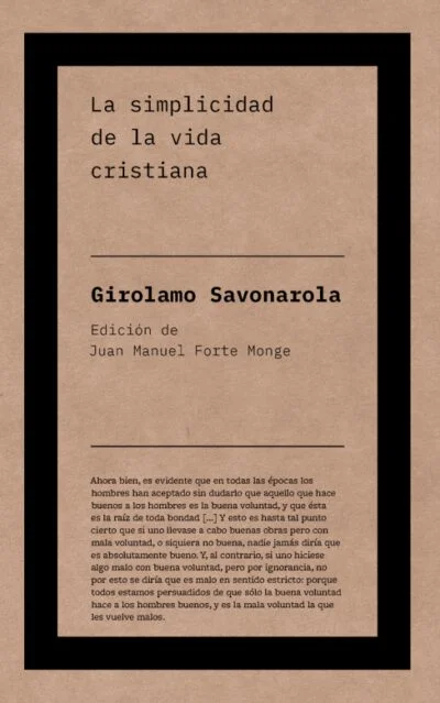 La simplicidad de la vida cristiana
