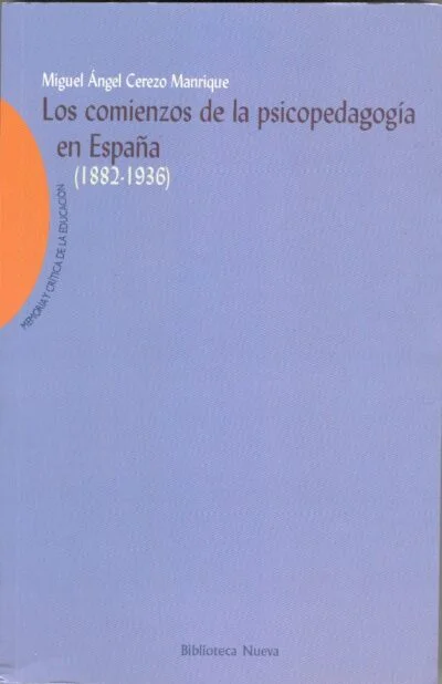Los comienzos de la psicopedagogía en España