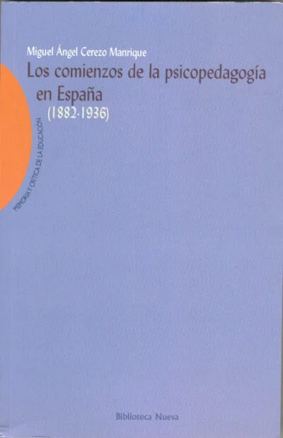 Los comienzos de la psicopedagogía en España