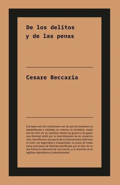 De los delitos y de las penas