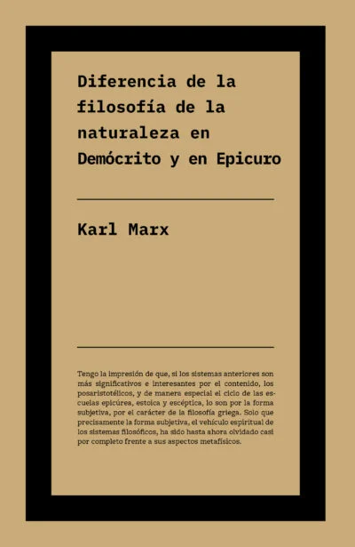 Diferencia entre la filosofía de la naturaleza en Demócrito y en Epicuro