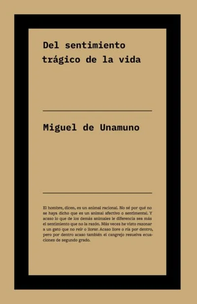 Del sentimiento trágico de la vida