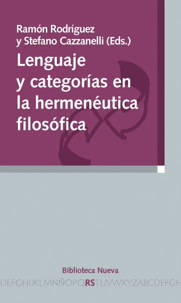Lenguaje y categorías en la hermenéutica filosófica