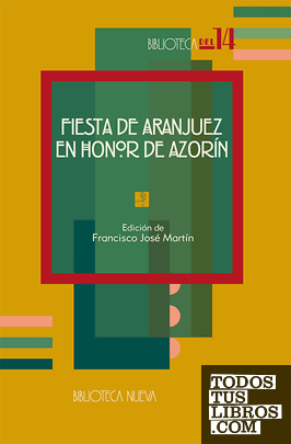 Fiesta de Aranjuez en honor de Azorín