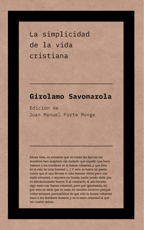 La simplicidad de la vida cristiana