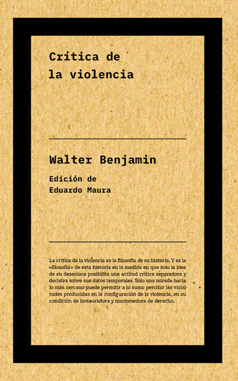 Crítica de la violencia